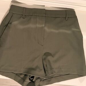 Express Olive High Waist Women's Shorts